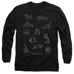 Monopoly Token - Men's Long Sleeve T-Shirt Men's Long Sleeve T-Shirt Monopoly   