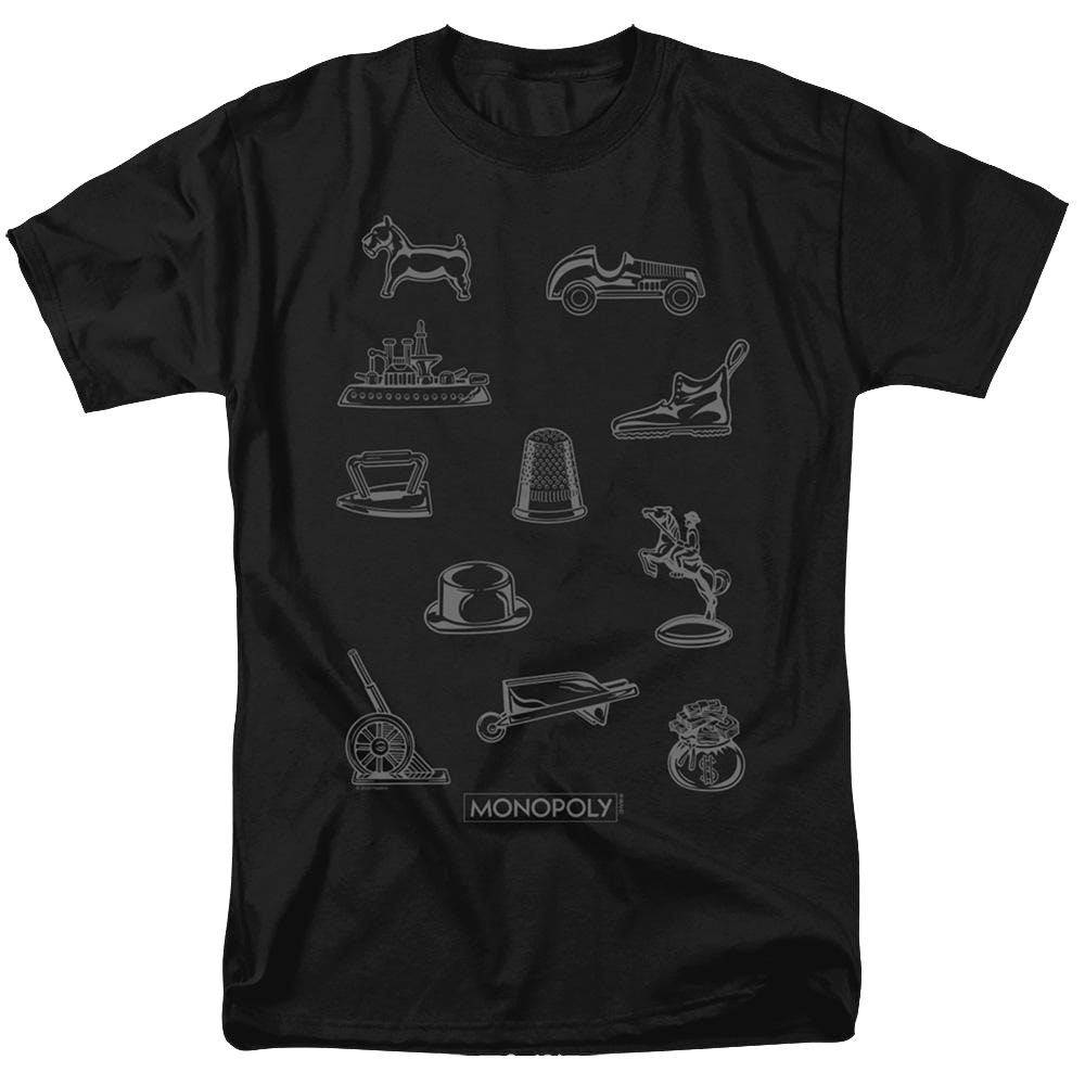 Monopoly Token - Men's Regular Fit T-Shirt Men's Regular Fit T-Shirt Monopoly   