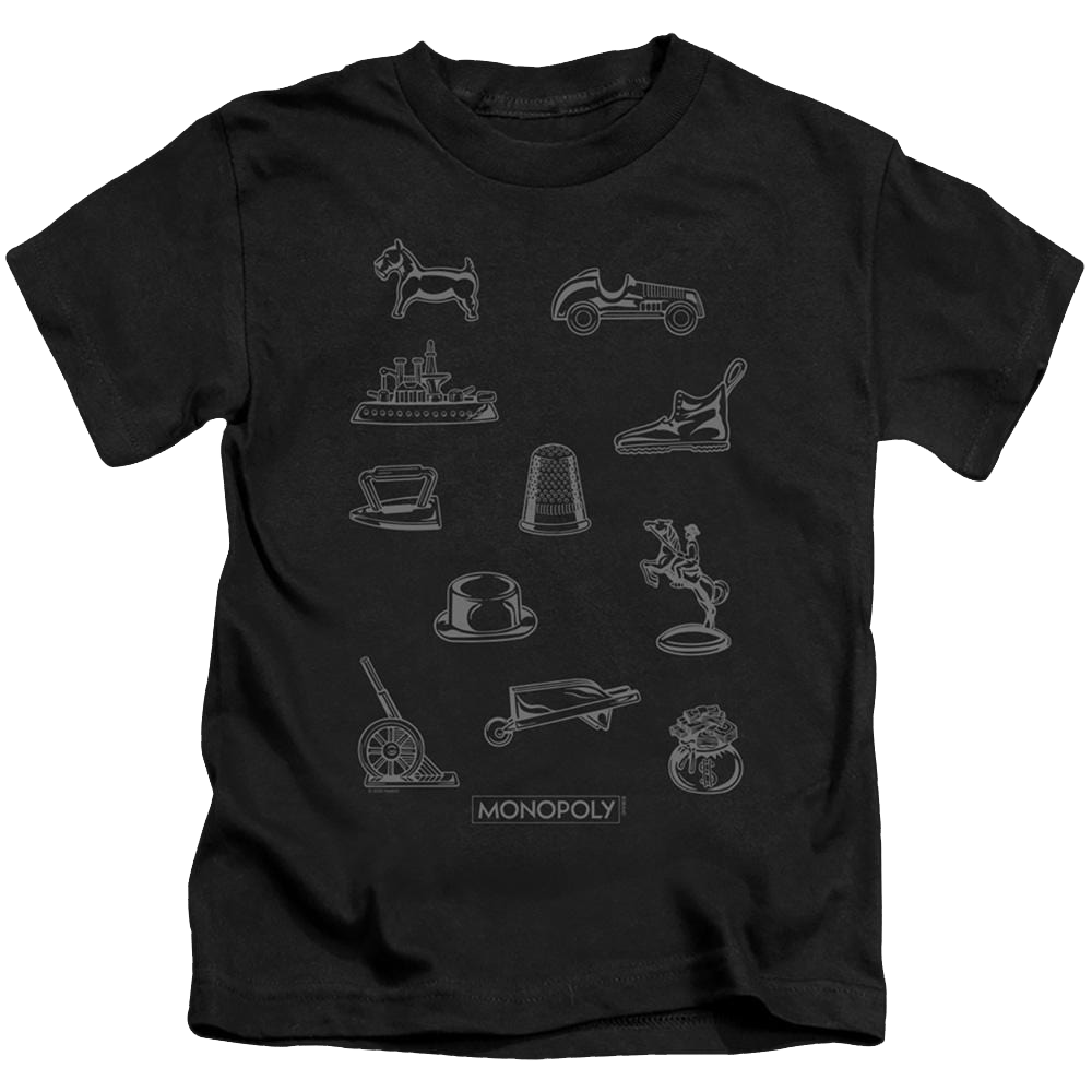 Monopoly Token - Kid's T-Shirt Kid's T-Shirt (Ages 4-7) Monopoly   