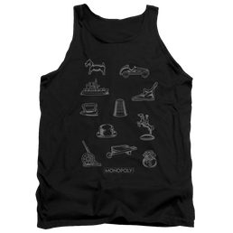 Monopoly Token - Men's Tank Top Men's Tank Monopoly   