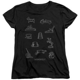Monopoly Token - Women's T-Shirt Women's T-Shirt Monopoly   