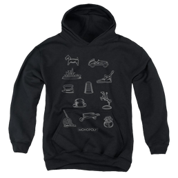 Monopoly Token - Youth Hoodie Youth Hoodie (Ages 8-12) Monopoly   