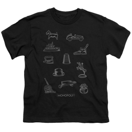 Monopoly Token - Youth T-Shirt Youth T-Shirt (Ages 8-12) Monopoly   