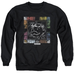 Monopoly Dusty Game Board - Men's Crewneck Sweatshirt Men's Crewneck Sweatshirt Monopoly   