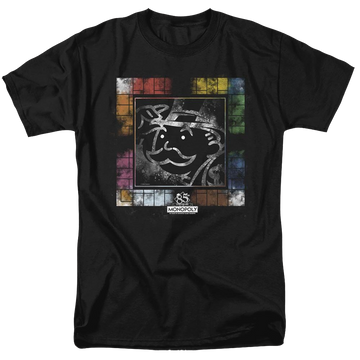 Monopoly Dusty Game Board - Men's Regular Fit T-Shirt Men's Regular Fit T-Shirt Monopoly   