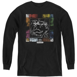 Monopoly Dusty Game Board - Youth Long Sleeve T-Shirt Youth Long Sleeve T-Shirt Monopoly   