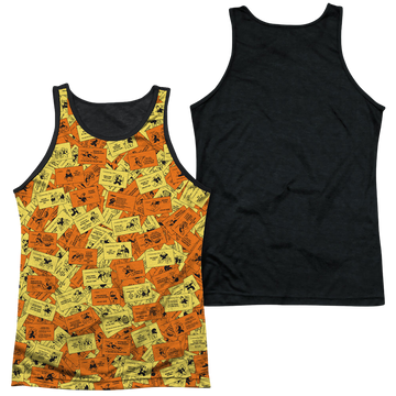 Hasbro Monopoly Chance Chest Cards men's black back tank