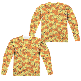 Hasbro Monopoly Chance Chest Cards (Front/Back Print) - Men's All-Over Print Long Sleeve Men's All-Over Print Long Sleeve Monopoly   