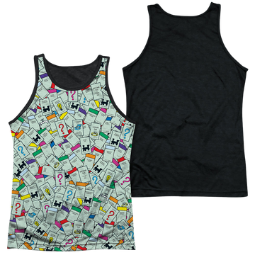 Hasbro Monopoly Property Spaces men's black back tank