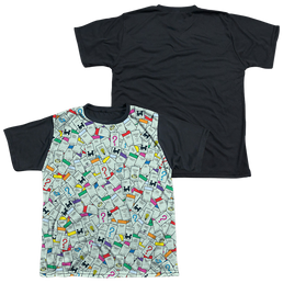 Monopoly Property Spaces - Youth Black Back T-Shirt Youth Black Back T-Shirt (Ages 8-12) Monopoly   