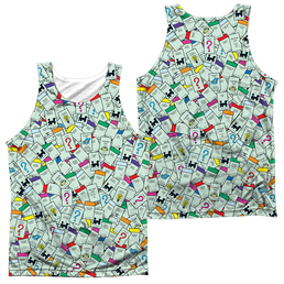 Monopoly Property Spaces (Front/Back Print) - Men's All Over Print Tank Top Men's All Over Print Tank Monopoly   