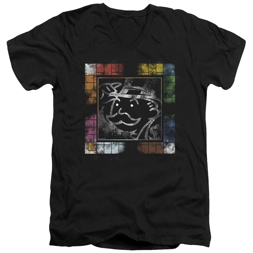 Monopoly Dusty Game Board No Logo - Men's V-Neck T-Shirt Men's V-Neck T-Shirt Monopoly   