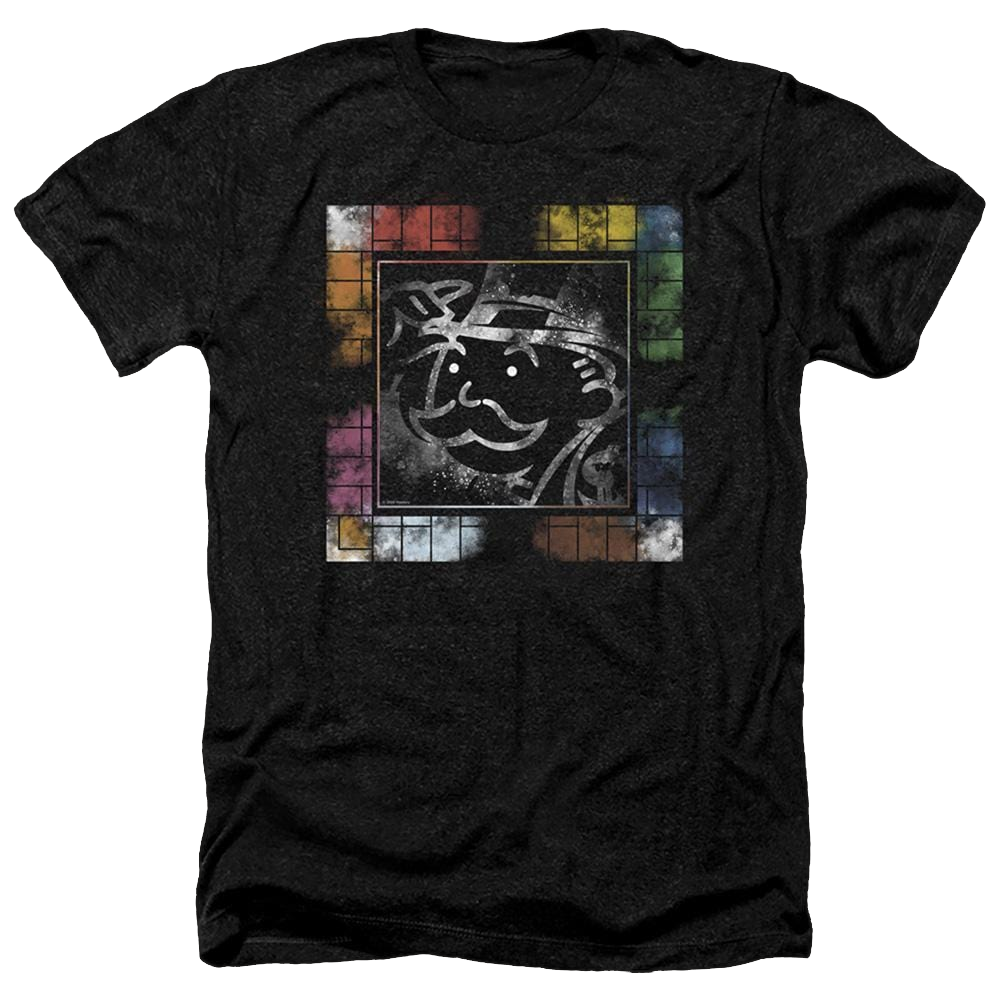 Monopoly Dusty Game Board No Logo - Men's Heather T-Shirt Men's Heather T-Shirt Monopoly   