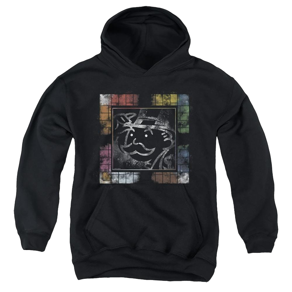 Monopoly Dusty Game Board No Logo - Youth Hoodie Youth Hoodie (Ages 8-12) Monopoly   