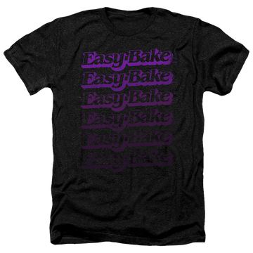 Charcoal men's heather t-shirt with Easy Bake Oven Faded graphic