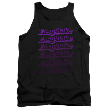 Black men's tank with Easy Bake Oven Faded graphic