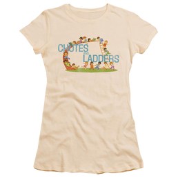 Vintage Chutes And Ladders - Juniors T-Shirt Juniors T-Shirt Chutes and Ladders   