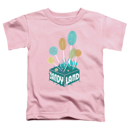 Candy Land Lollipop Block - Toddler T-Shirt Toddler T-Shirt Candy Land   