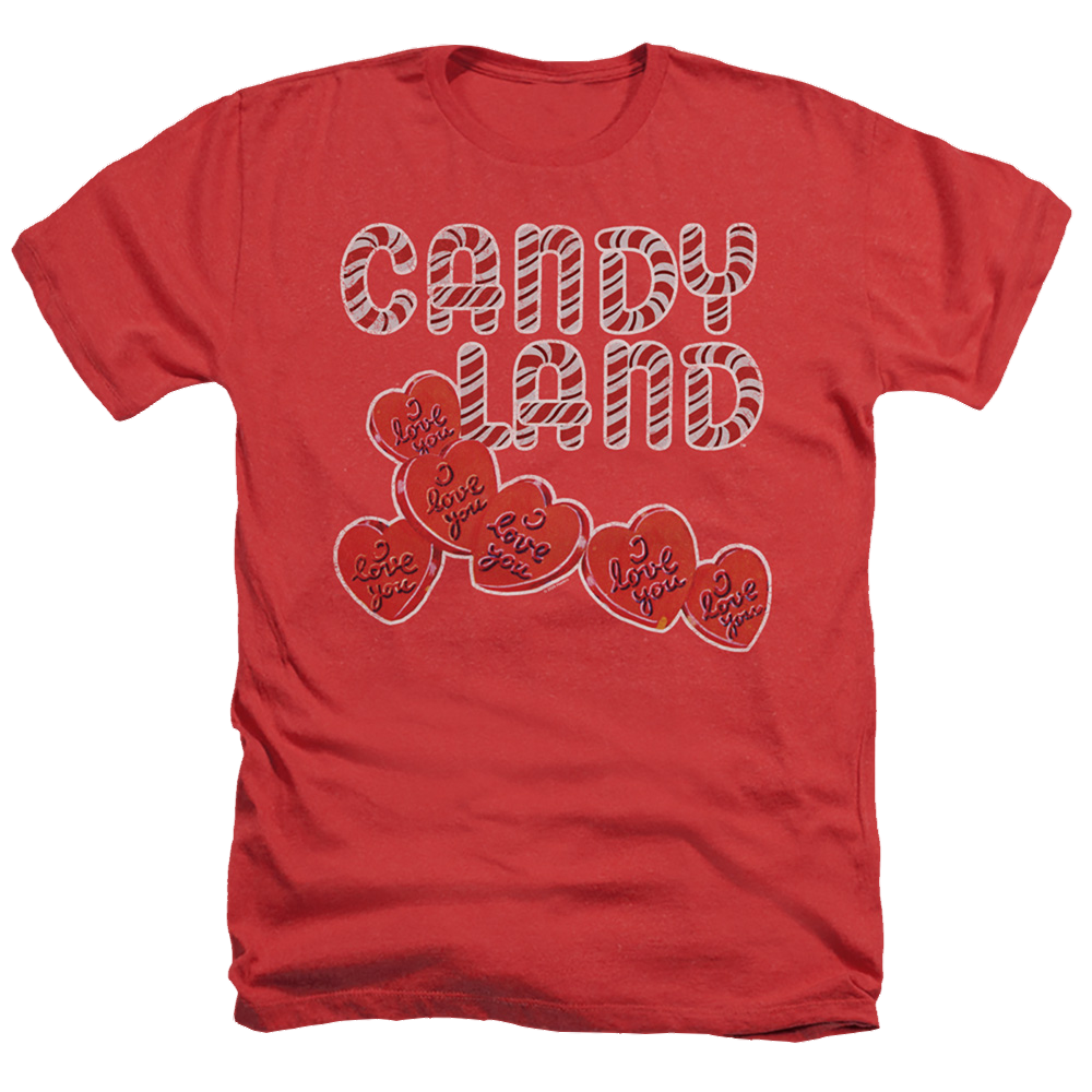 Candy Land I Love You - Men's Heather T-Shirt Men's Heather T-Shirt Candy Land   