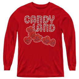 Candy Land I Love You - Youth Long Sleeve T-Shirt Youth Long Sleeve T-Shirt Candy Land   
