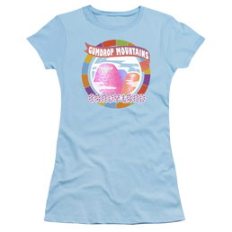 Candy Land Gumdrop Mountains - Juniors T-Shirt Juniors T-Shirt Candy Land   
