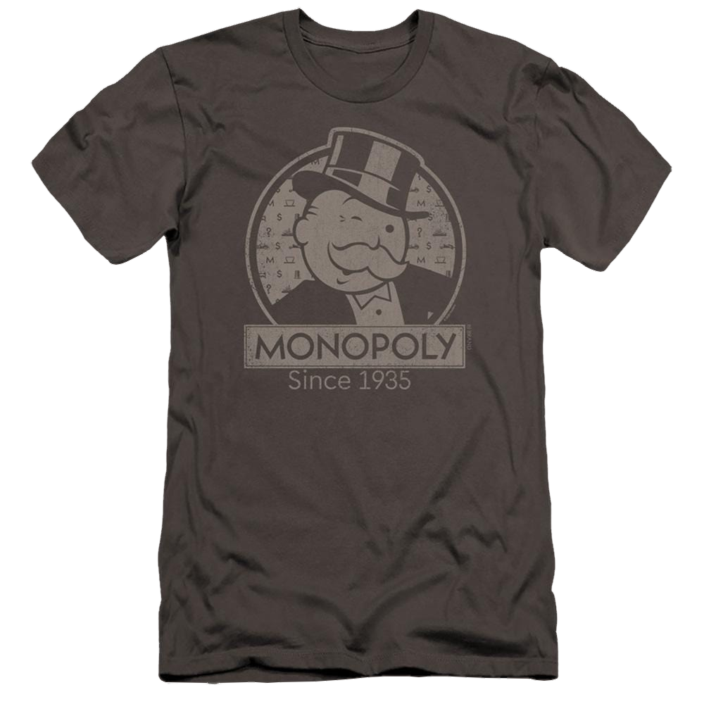 Monopoly Wink - Men's Premium Slim Fit T-Shirt Men's Premium Slim Fit T-Shirt Monopoly   
