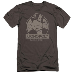 Monopoly Wink - Men's Premium Slim Fit T-Shirt Men's Premium Slim Fit T-Shirt Monopoly   