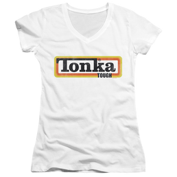 Hasbro Tonka Boxed Sign - Juniors V-Neck T-Shirt Juniors V-Neck T-Shirt Tonka   