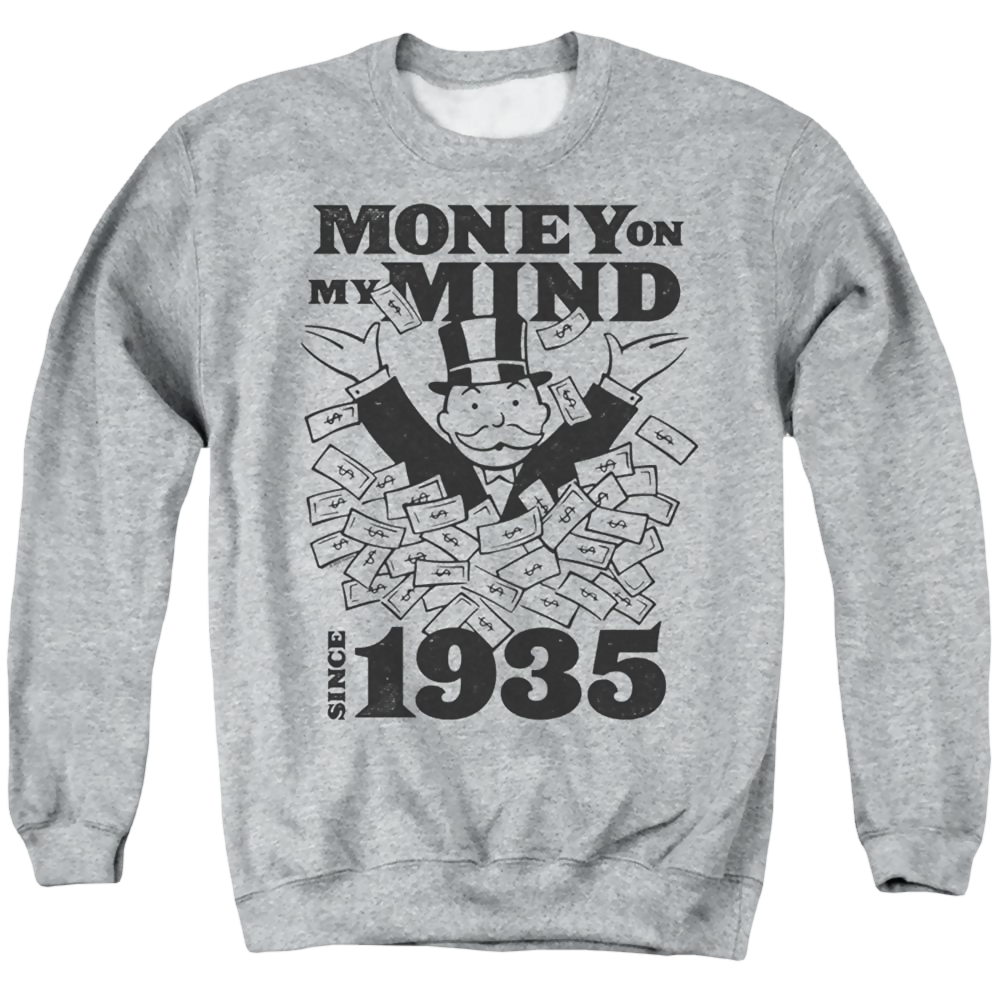 Monopoly Money Mind Since 35 - Men's Crewneck Sweatshirt Men's Crewneck Sweatshirt Monopoly   