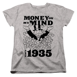 Monopoly Money On My Mind Since 1935 - Women's T-Shirt Women's T-Shirt Monopoly   