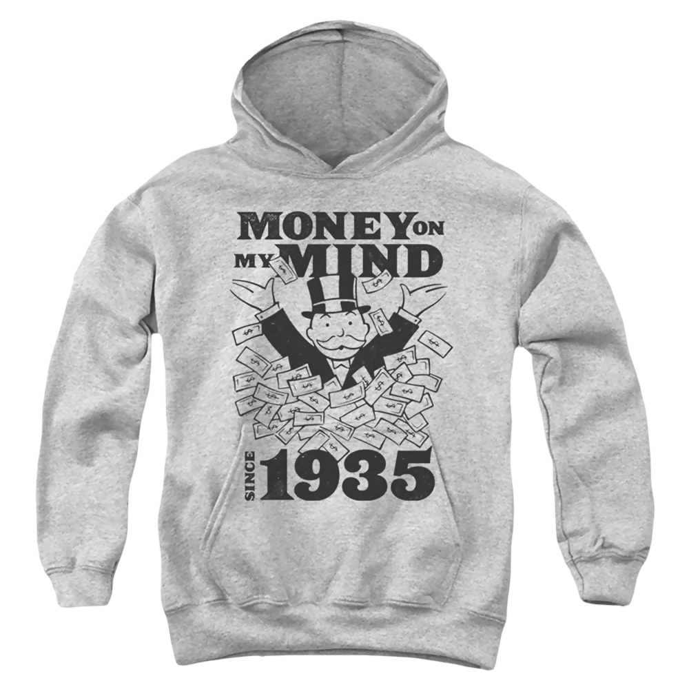 Monopoly Money On My Mind Since 1935 - Youth Hoodie Youth Hoodie (Ages 8-12) Monopoly   