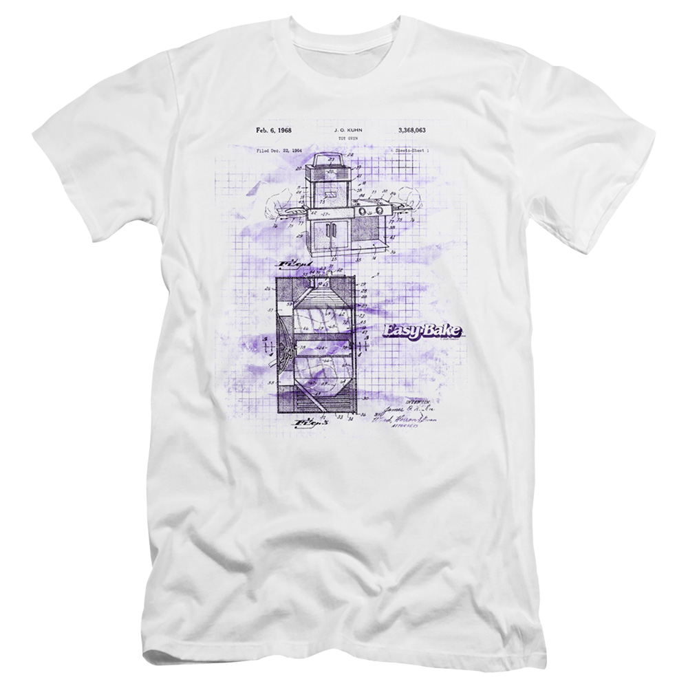 Easy Bake Oven Patent - Men's Premium Slim Fit T-Shirt Men's Premium Slim Fit T-Shirt Easy Bake Oven   