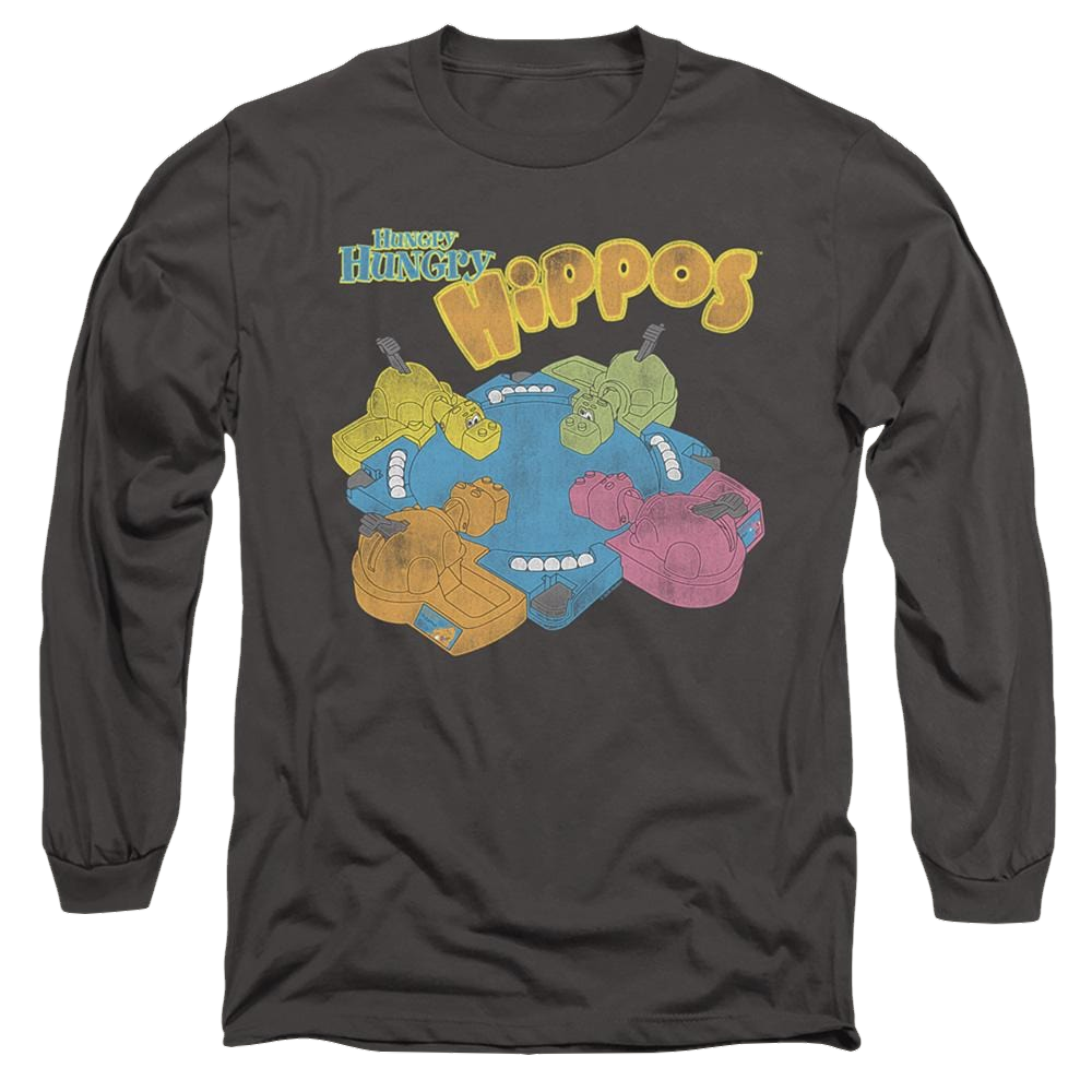 Hungry Hungry Hippos Ready To Play - Men's Long Sleeve T-Shirt Men's Long Sleeve T-Shirt Hungry Hungry Hippos   