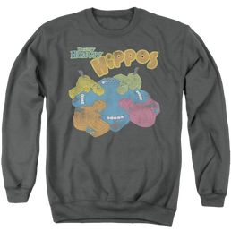 Hungry Hungry Hippo Ready To Play - Men's Crewneck Sweatshirt Men's Crewneck Sweatshirt Hungry Hungry Hippos   