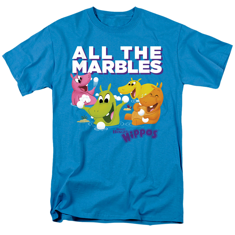 Hasbro All The Marbles - Men's Regular Fit T-Shirt Men's Regular Fit T-Shirt Hungry Hungry Hippos   