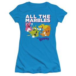 Hungry Hungry Hippos All The Marbles - Juniors T-Shirt Juniors T-Shirt Hungry Hungry Hippos   