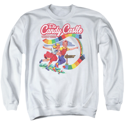 Hasbro To The Candy Castle - Men's Crewneck Sweatshirt Men's Crewneck Sweatshirt Candy Land   