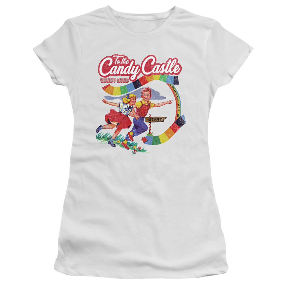 Hasbro To The Candy Castle - Juniors T-Shirt Juniors T-Shirt Candy Land   