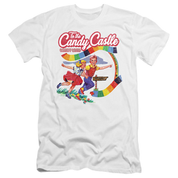 Hasbro To The Candy Castle - Men's Premium Slim Fit T-Shirt Men's Premium Slim Fit T-Shirt Candy Land   