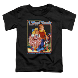 Hasbro I Want Candy - Toddler T-Shirt Toddler T-Shirt Candy Land   
