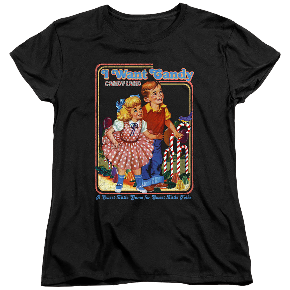 Hasbro I Want Candy - Women's T-Shirt Women's T-Shirt Candy Land   