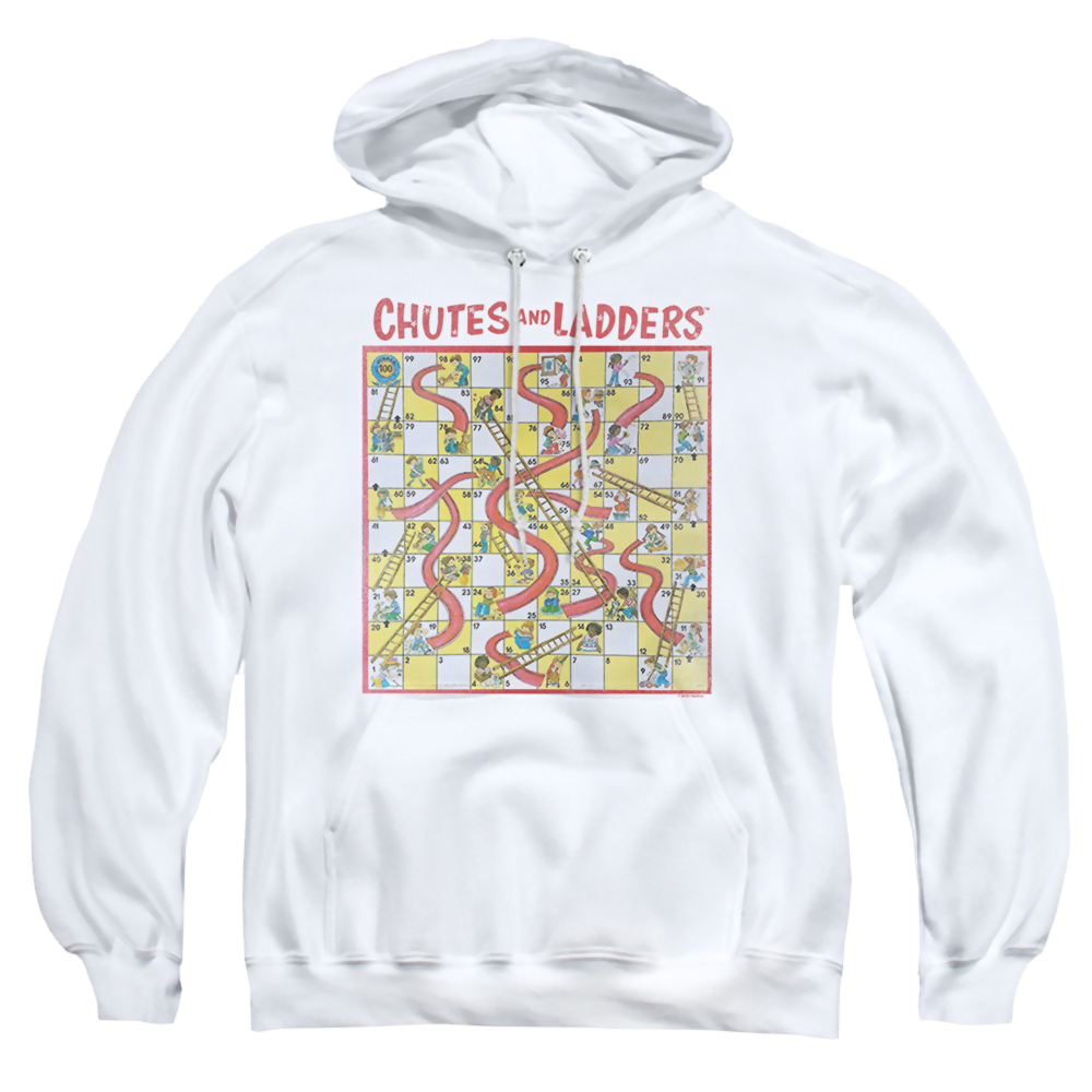 Chutes and Ladders 79 Game Board - Pullover Hoodie Pullover Hoodie Chutes and Ladders   