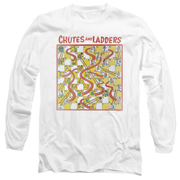 Chutes and Ladders 79 Game Board - Men's Long Sleeve T-Shirt Men's Long Sleeve T-Shirt Chutes and Ladders   