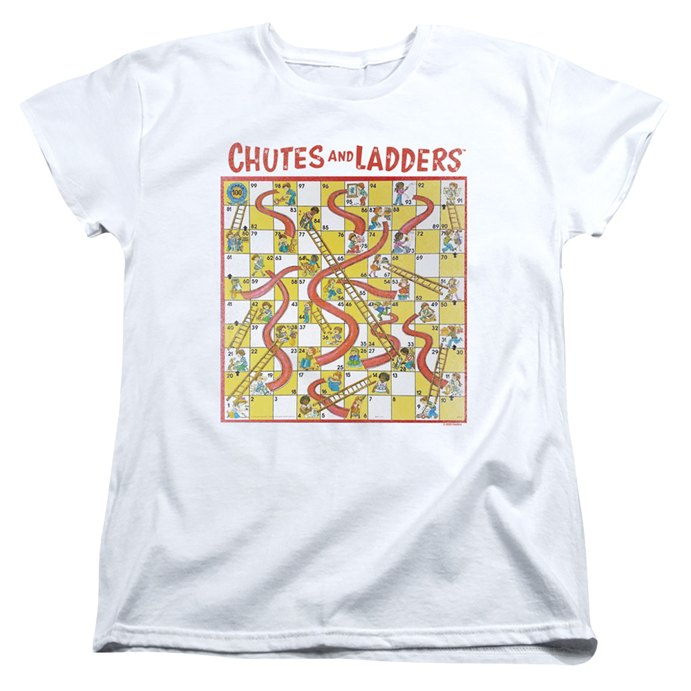 Chutes and Ladders 79 Game Board - Women's T-Shirt Women's T-Shirt Chutes and Ladders   