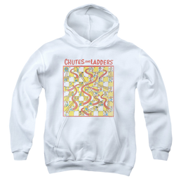 Chutes and Ladders 79 Game Board - Youth Hoodie Youth Hoodie (Ages 8-12) Chutes and Ladders   