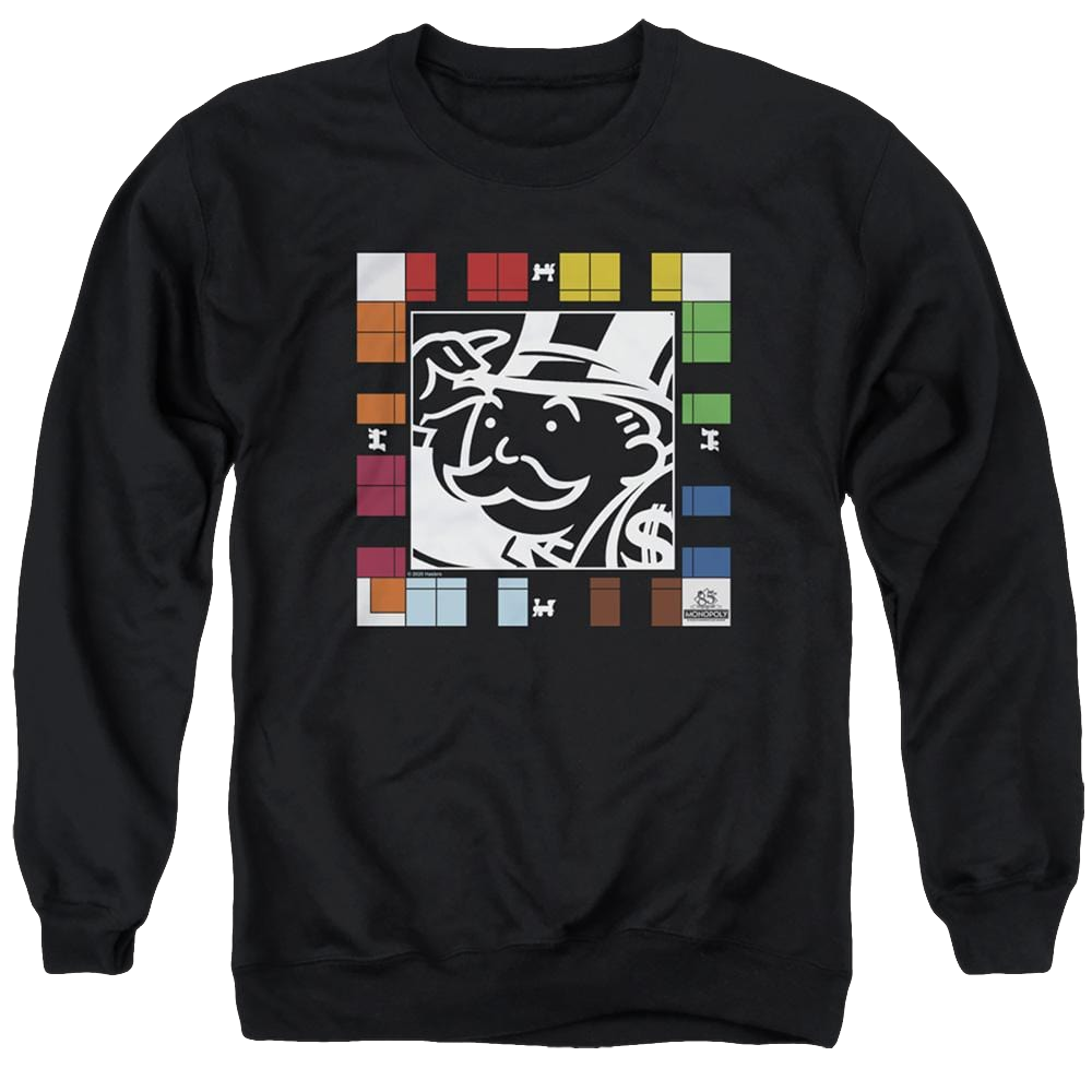 Monopoly Game Board - Men's Crewneck Sweatshirt Men's Crewneck Sweatshirt Monopoly   
