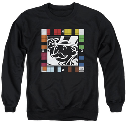 Monopoly Game Board - Men's Crewneck Sweatshirt Men's Crewneck Sweatshirt Monopoly   