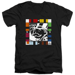 Monopoly Game Board - Men's V-Neck T-Shirt Men's V-Neck T-Shirt Monopoly   