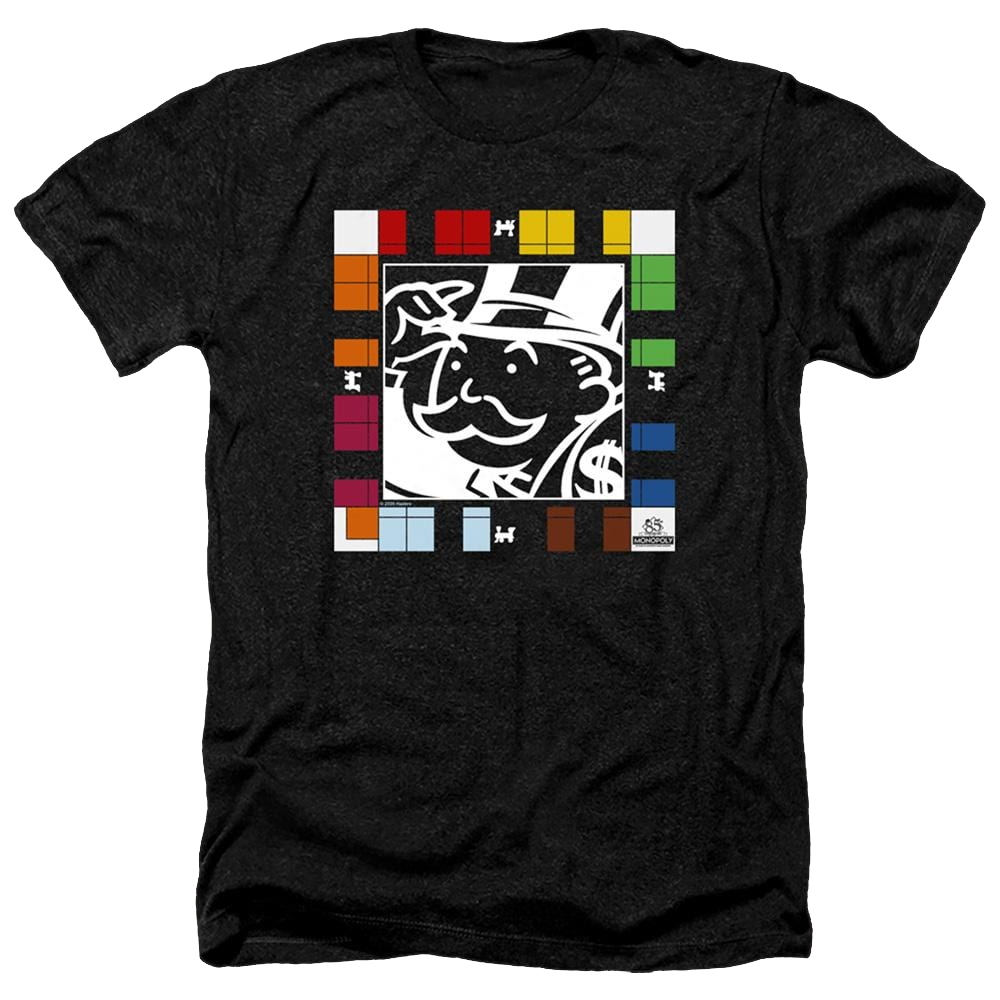 Monopoly Game Board - Men's Heather T-Shirt Men's Heather T-Shirt Monopoly   