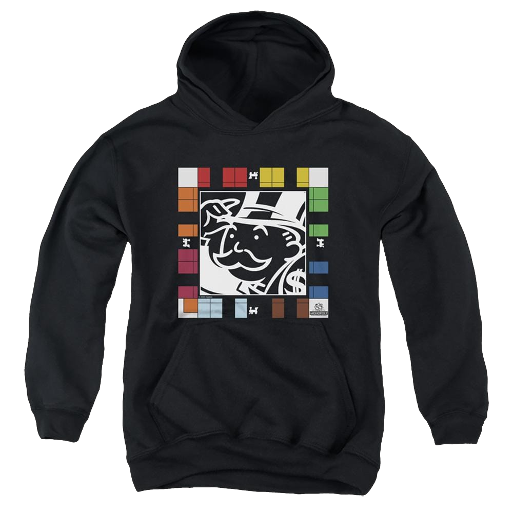 Monopoly Game Board - Youth Hoodie Youth Hoodie (Ages 8-12) Monopoly   